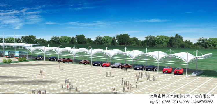 烏云遮不住太陽，鋼結構車棚不怕火煉！